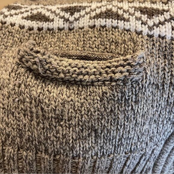 Bluenotes Nordic Sweater Thunderbird Brow Cowichan Zipper Cardigan Women's S - Picture 10 of 10